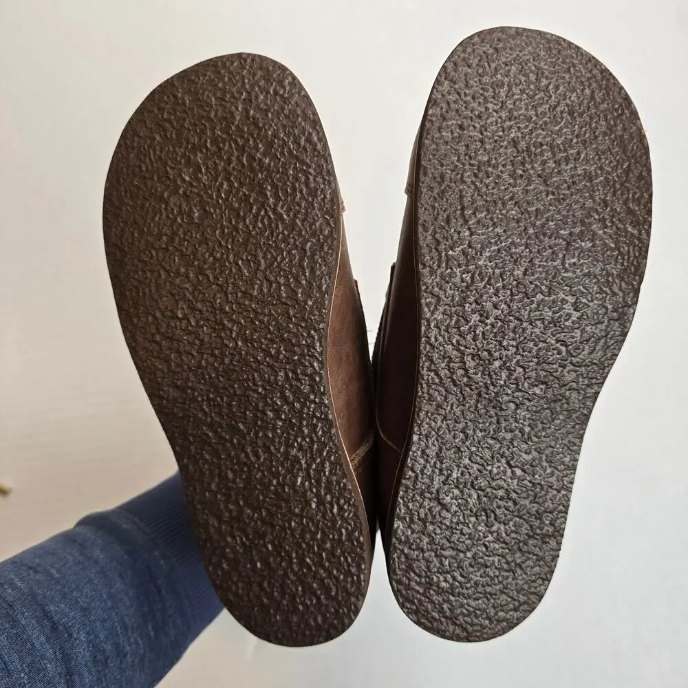 The Humble Soles Marlow Boots Youth Size 30/12 Chocolate Leather Lace Up Shoes